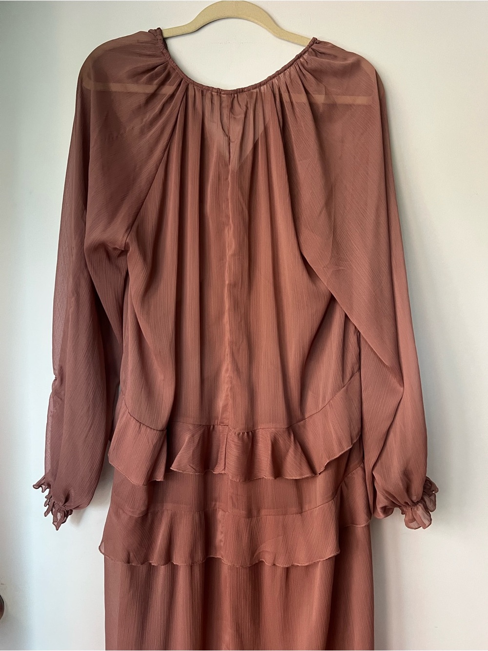 Beautiful Zara Maxi Ruffle Dress - Picture 4 of 10